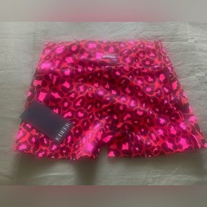 K-deer pink and red cheetah bike shorts